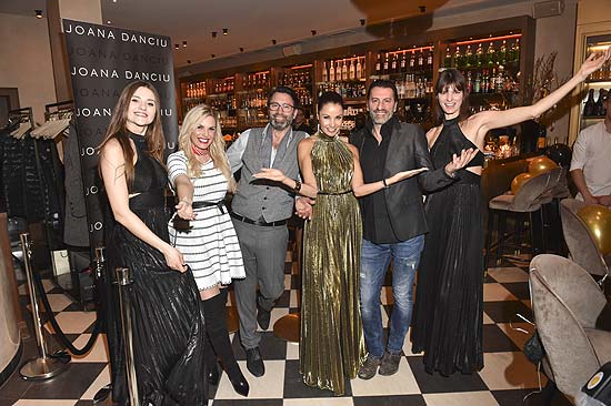 Joana Danciu (Mi.)bei der Fashion Spring Party im Restaurant, Bar Tambosi München am 22.03.2018 Foto: BrauerPhotos / G.Nitschke